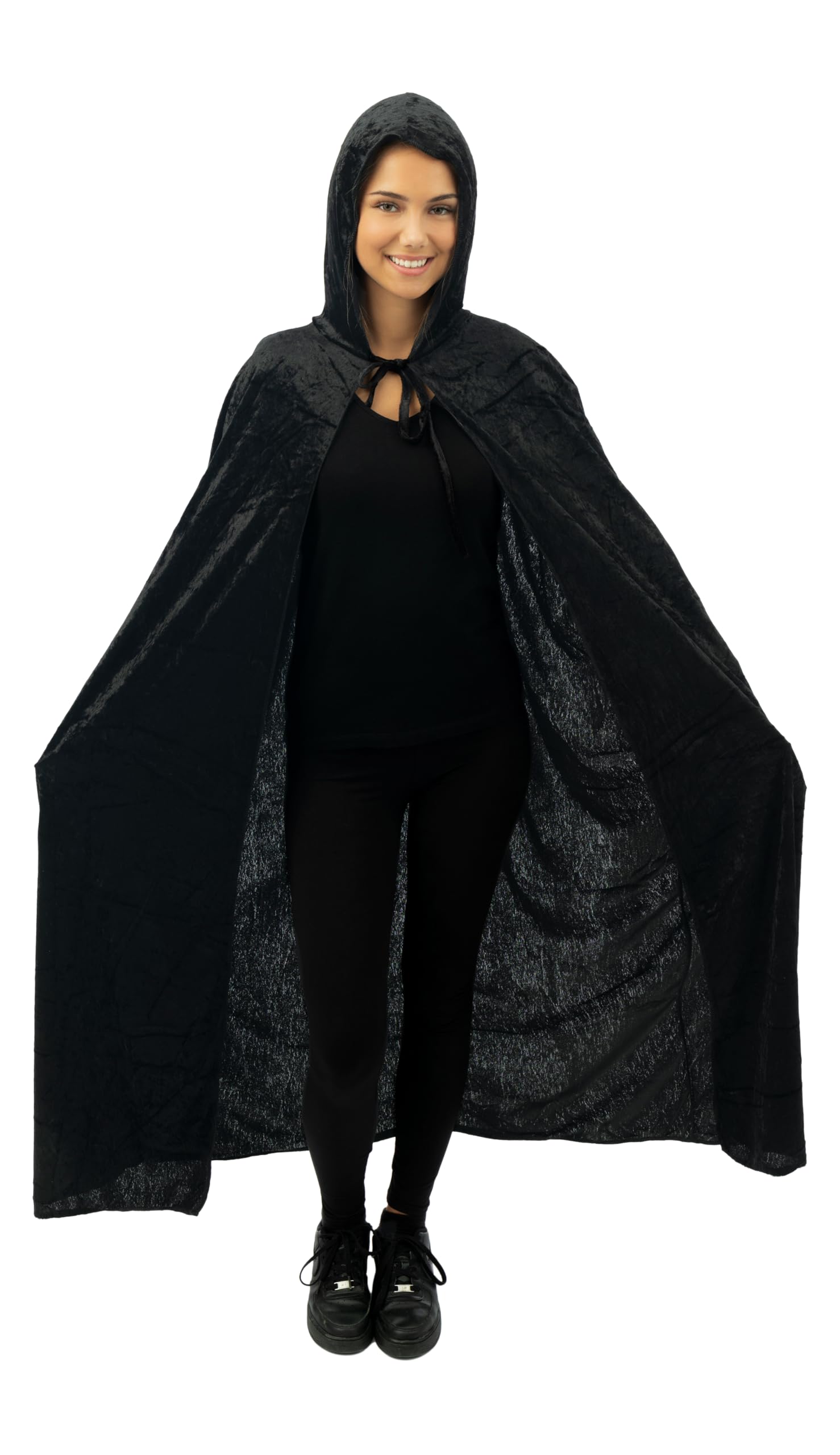 ptit-clown-16211-cape-velours-kost-mcape-mit-kapuze-schwarz-1-40-m-einheitsgr-e image 1