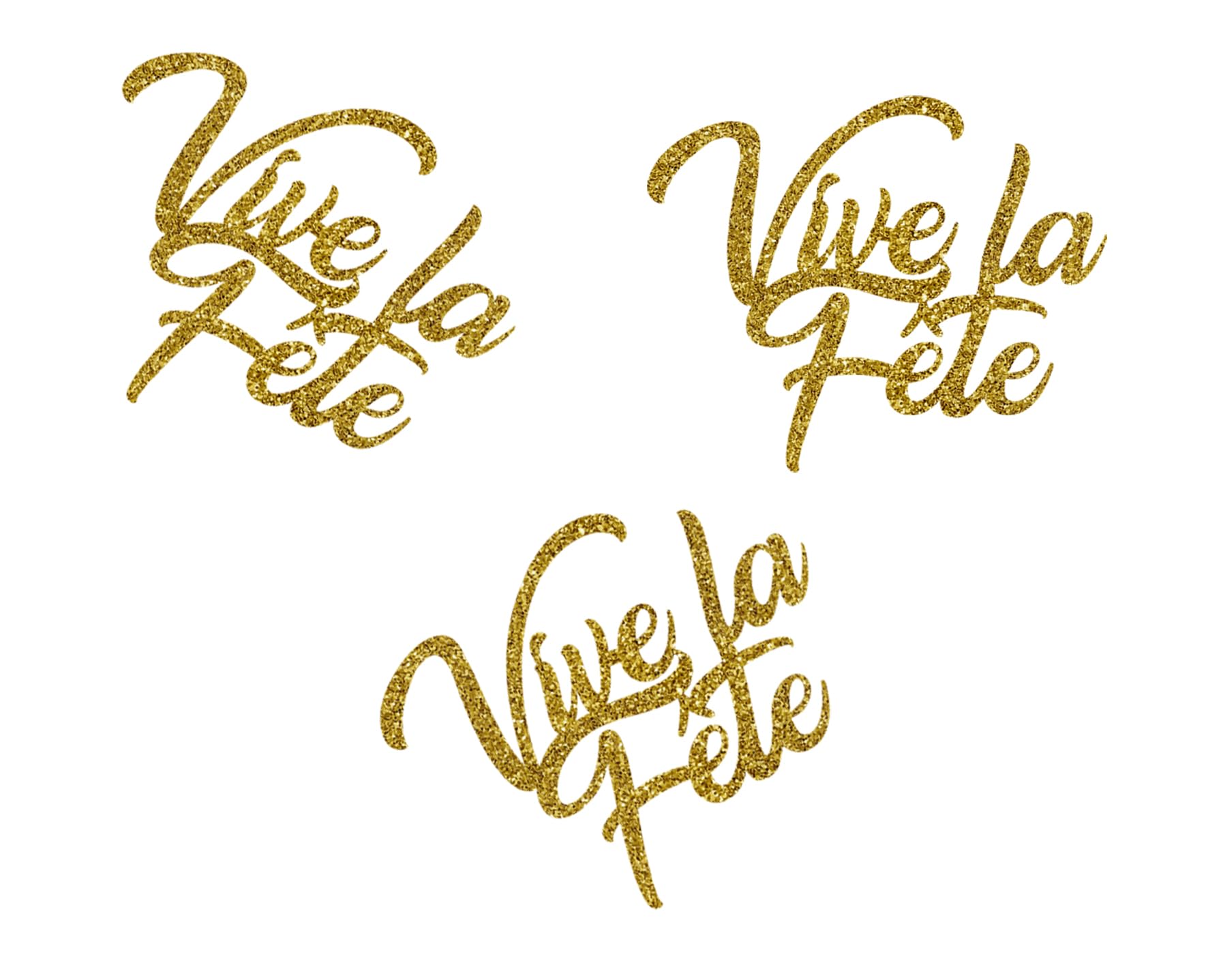 ptit-clown-glitzer-konfetti-vive-la-f-te-gold-30-st-ck-partydekoration image 1