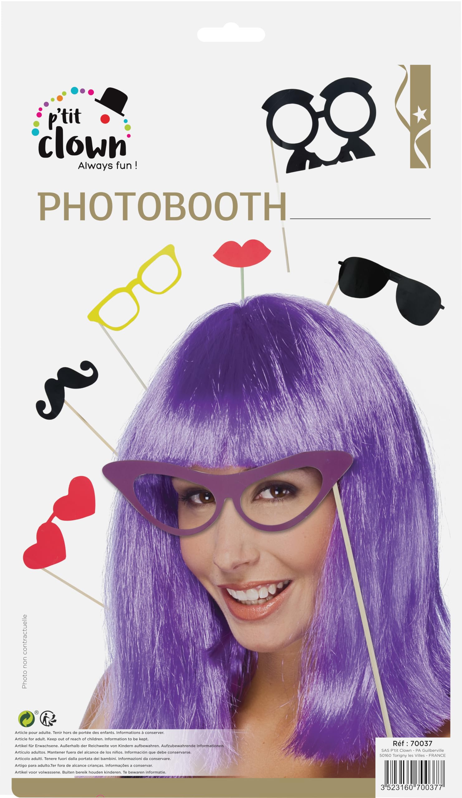 ptit-clown-photobooth-accessoires-set-mit-28-teilen-f-r-hochzeit-und-party image 4