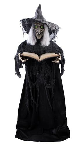 ptit-clown-animierte-halloween-hexe-190-cm-mit-sound-und-licht image 6