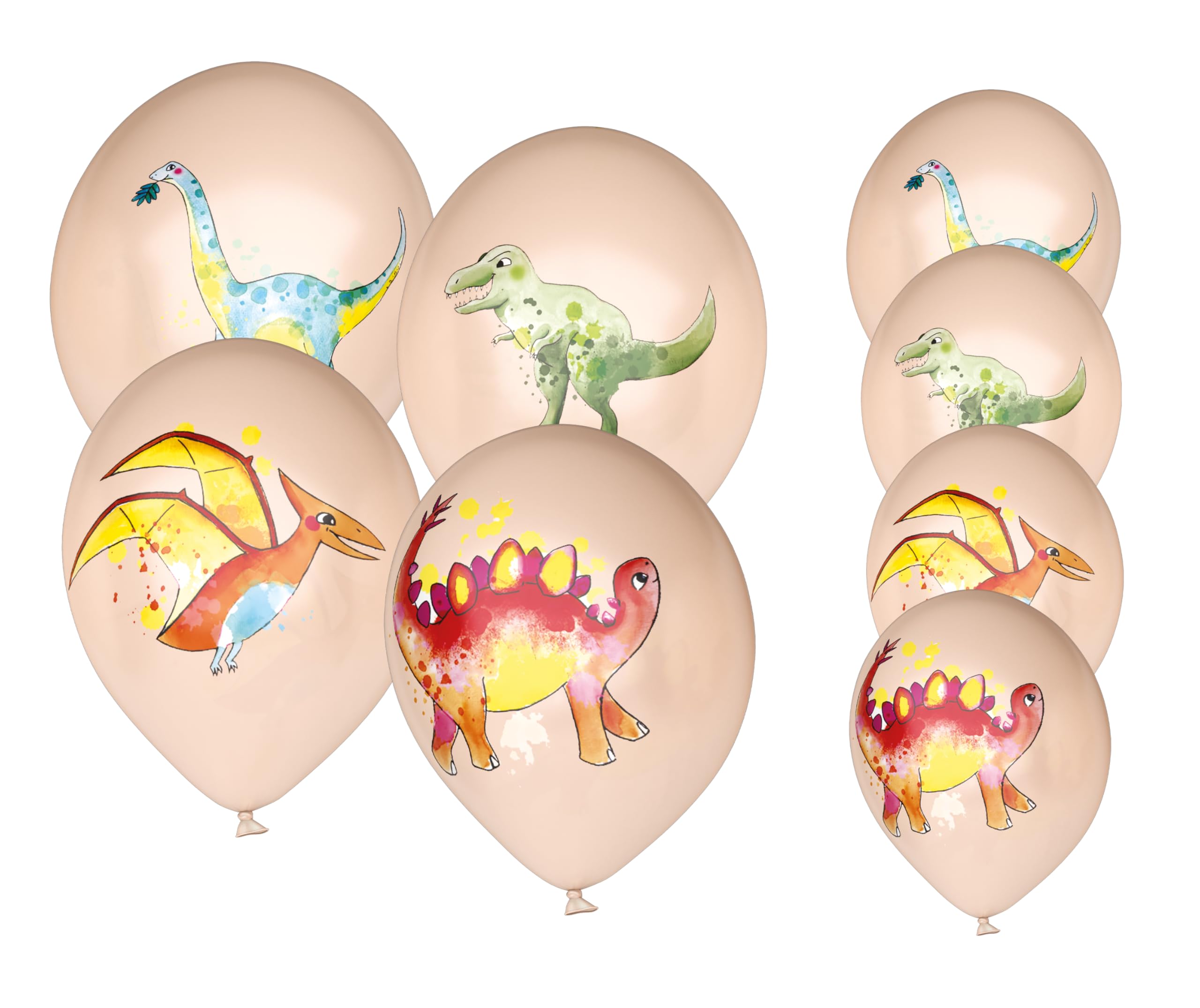 p-tit-clown-re22463-luftballons-geburtstag-dinosaurier-30-cm-8-st-ck image 1