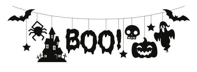 p-tit-clown-halloween-girlande-3-m-gruselige-party-dekoration image 1