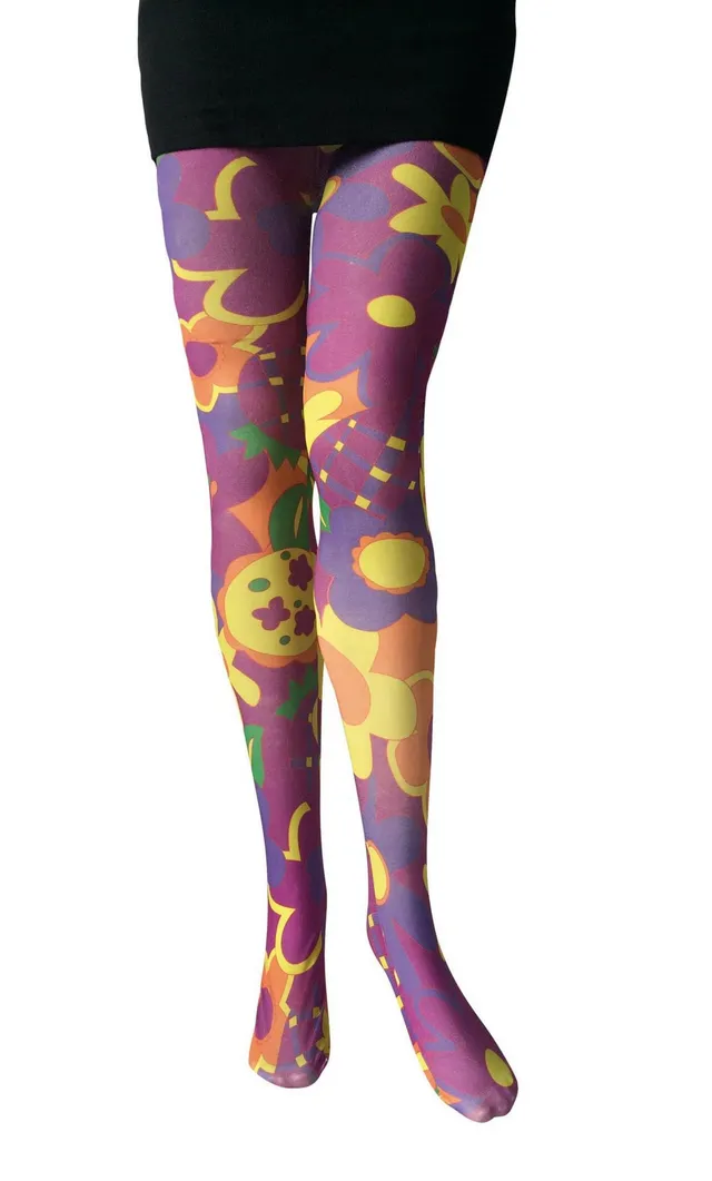p-tit-clown-74410-strumpfhose-psychedelic-mehrfarbig-one-size image 1
