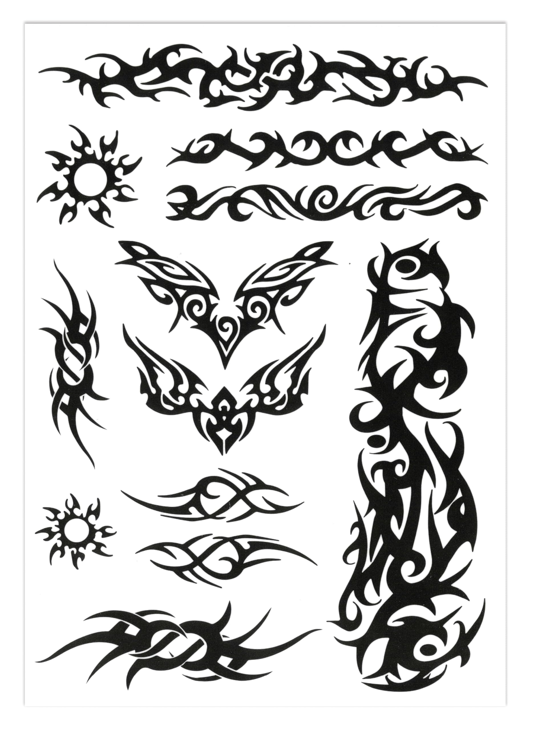 ptit-clown-23917-tribal-tattoos-zum-aufkleben image 1