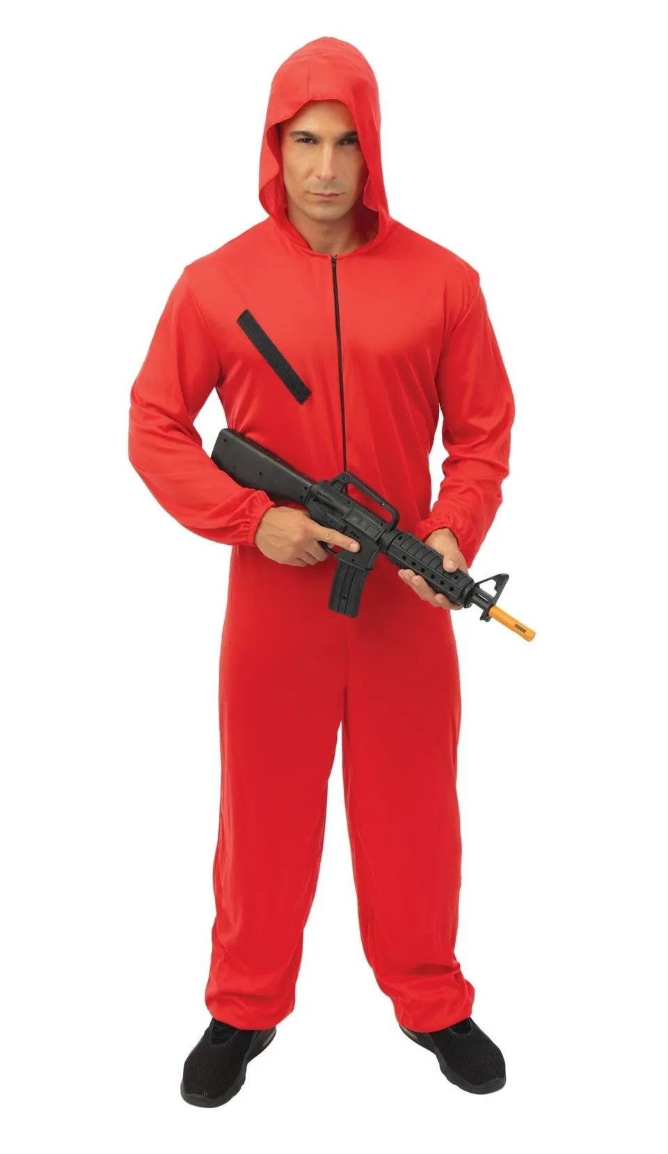p-tit-clown-r-uber-kost-m-erwachsene-roter-overall-mit-kapuze-s-m image 1