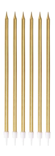 p-tit-clown-lange-stabkerzen-gold-6-st-ck image 7