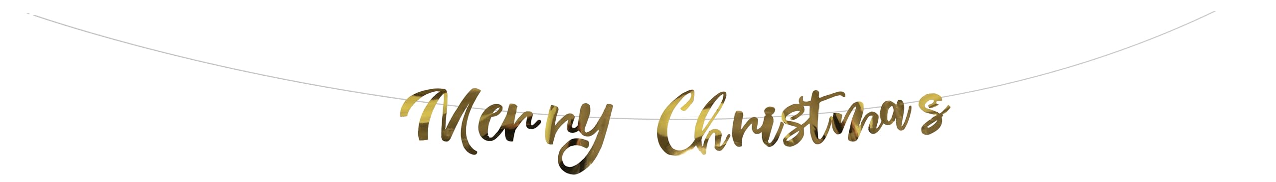 p-tit-clown-girlande-merry-christmas-gold-2-m-draht-metallkarton image 1