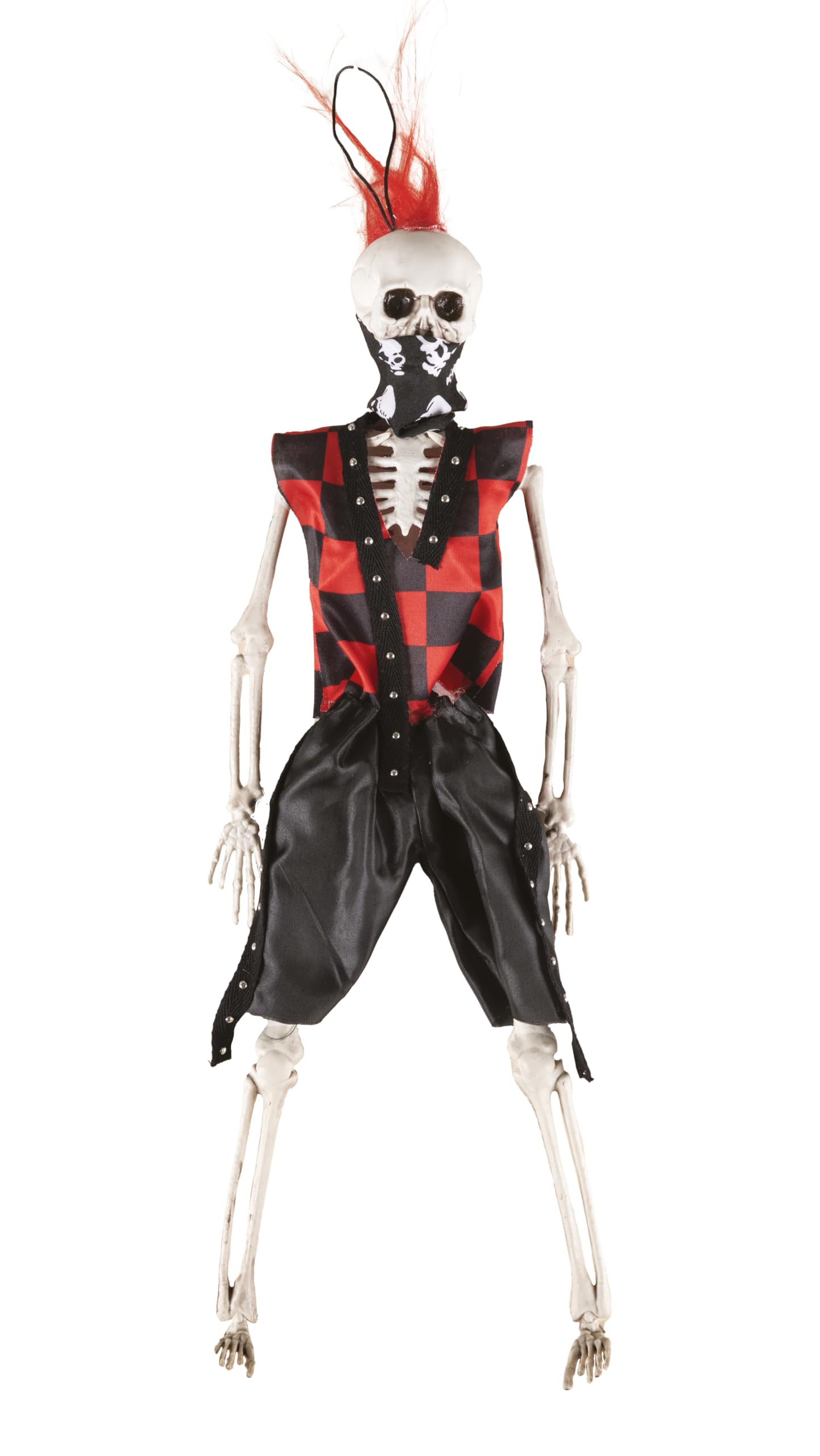 p-tit-clown-punk-skelett-halloween-deko-40-cm-mann-rot image 1