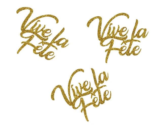 ptit-clown-glitzer-konfetti-vive-la-f-te-gold-30-st-ck-partydekoration image 1