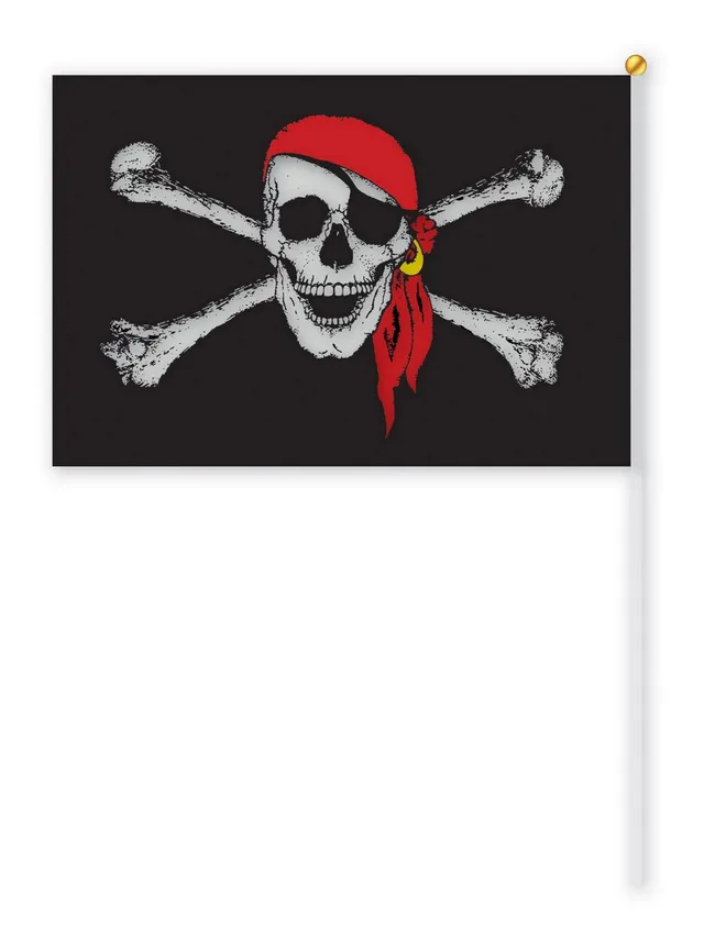 p-tit-clown-23399-piratenflagge-schwarz-30-x-45-cm-polyester image 1