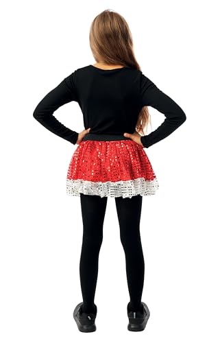ptit-clown-weihnachtstutu-kinder-rot-mit-pailletten-einheitsgr-e image 7