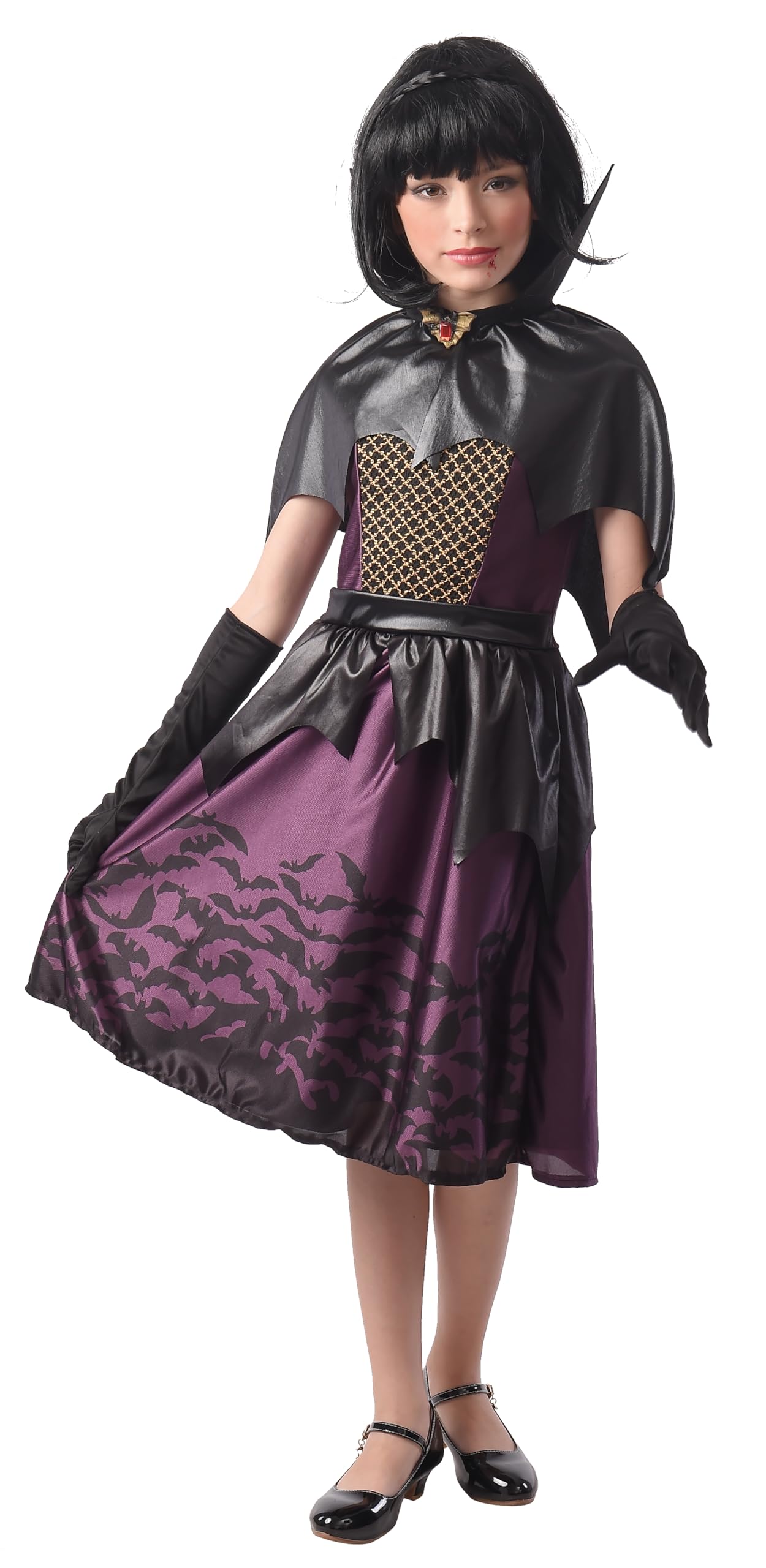 ptit-clown-vampir-fledermaus-kinderkost-m-halloween-cosplay image 1