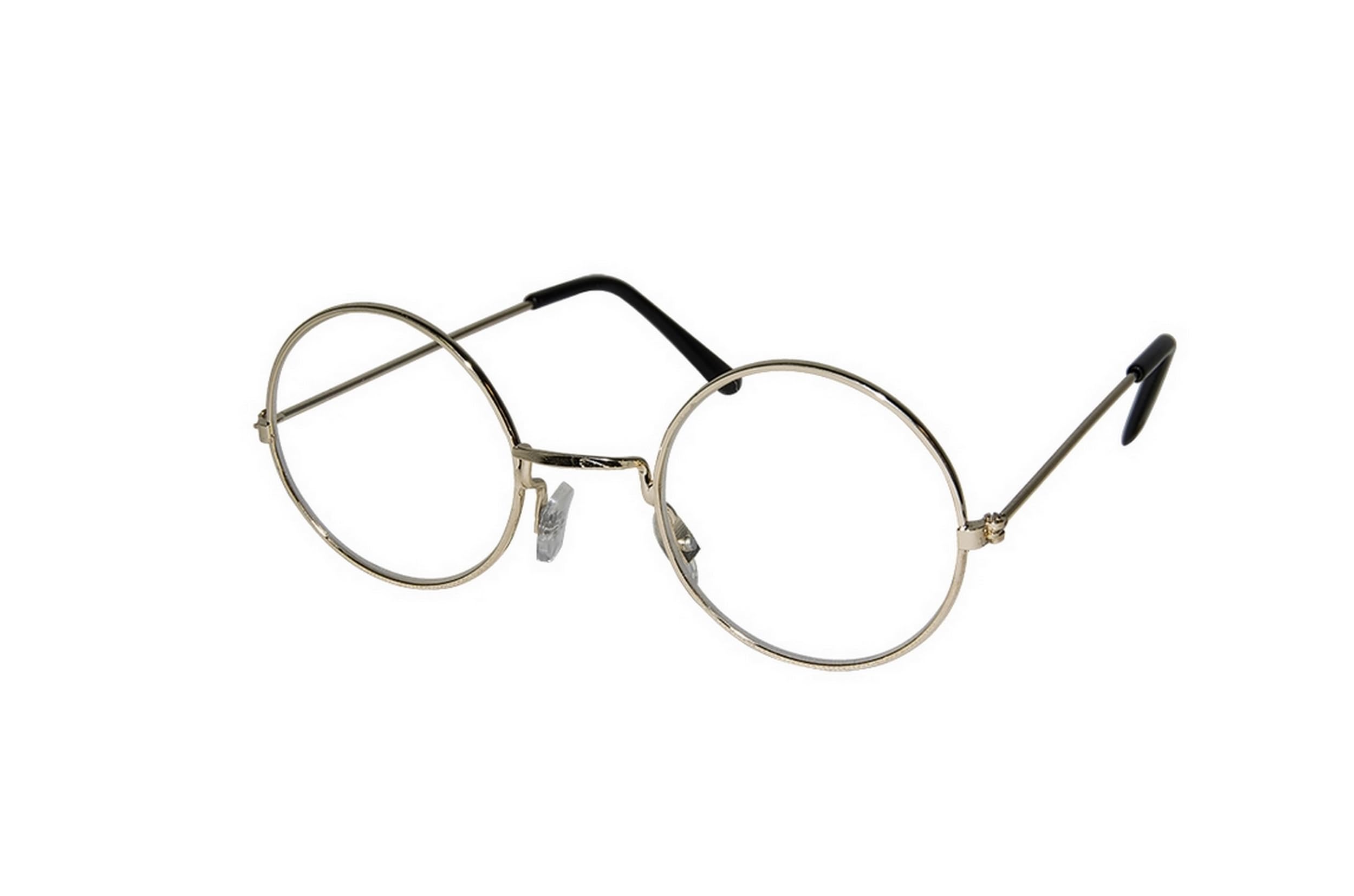 ptit-clown-gef-lschte-brille-gold-kost-mbrille-ohne-st-rke-unisex image 5