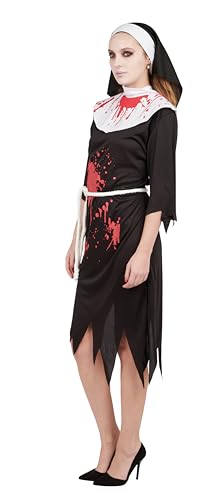 p-tit-clown-nonne-kost-m-blutig-kleid-kopfbedeckung-g-rtel image 8