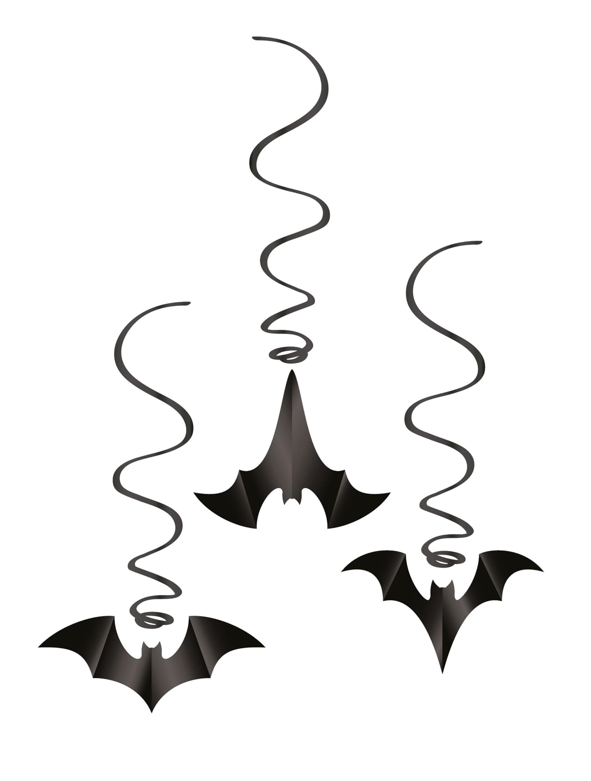 p-tit-clown-spirale-halloween-fledermaus-deko-anh-nger-3er-set image 1