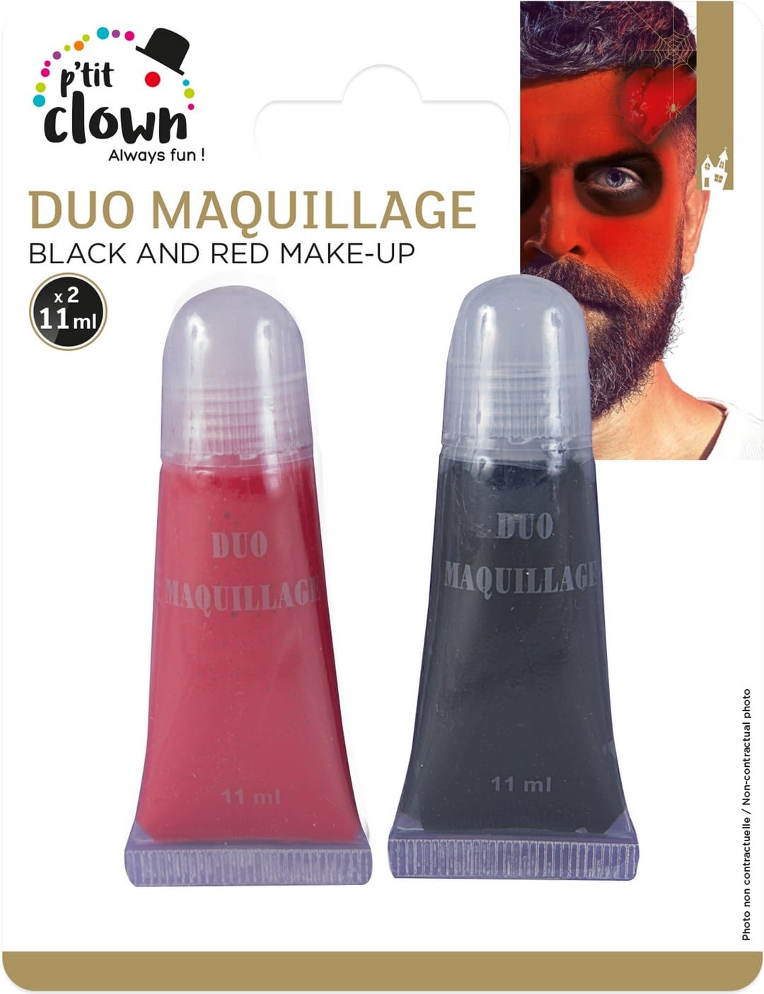 ptit-clown-fettschminke-rot-schwarz-kost-m-make-up image 4