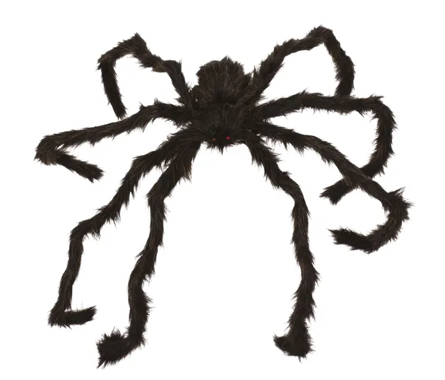 ptit-clown-riesenspinne-pl-sch-128-cm-schwarz-braun-halloween-deko image 1