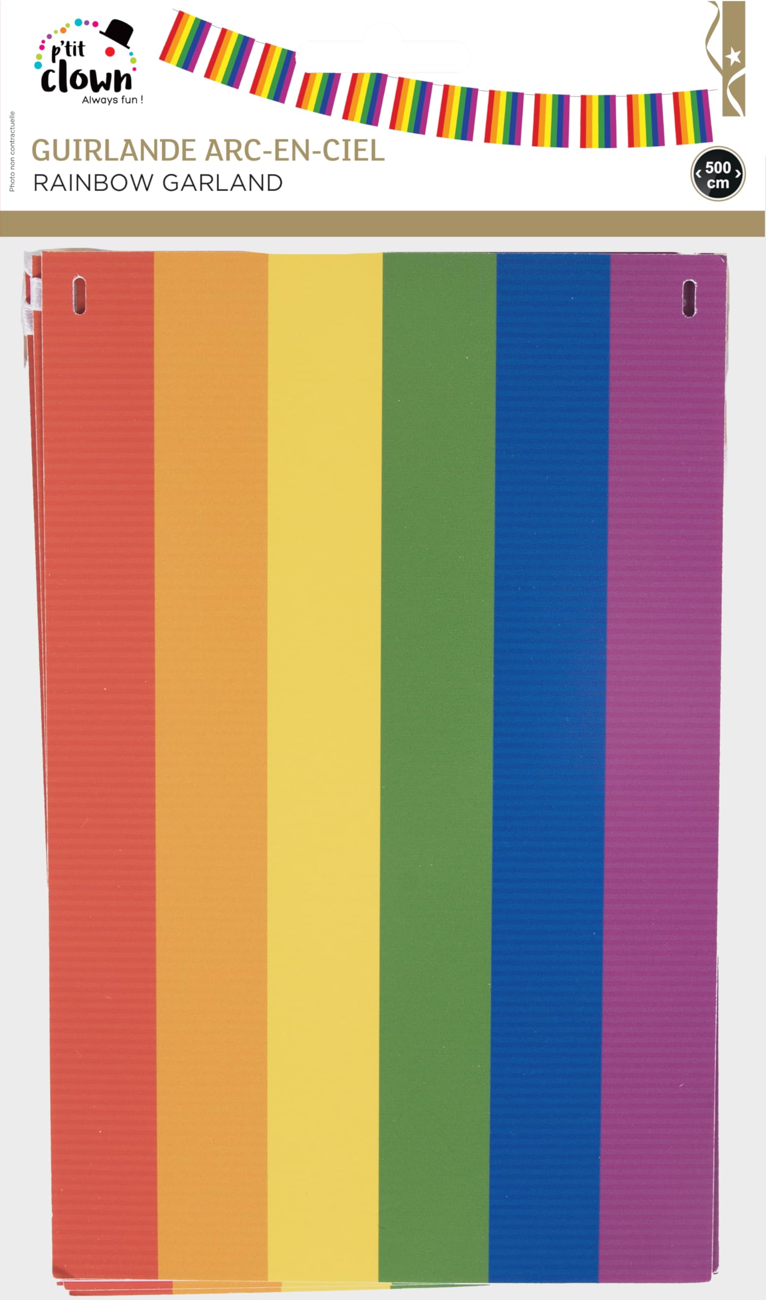 p-tit-clown-23255-regenbogen-girlande-5-m-karton image 2