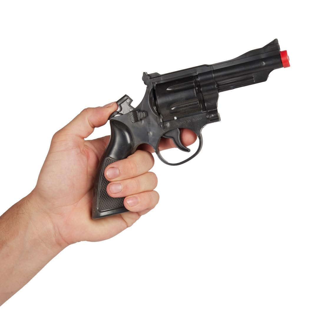 ptit-clown-51366-revolver-pistole-25-cm-kunststoff-schwarz image 5