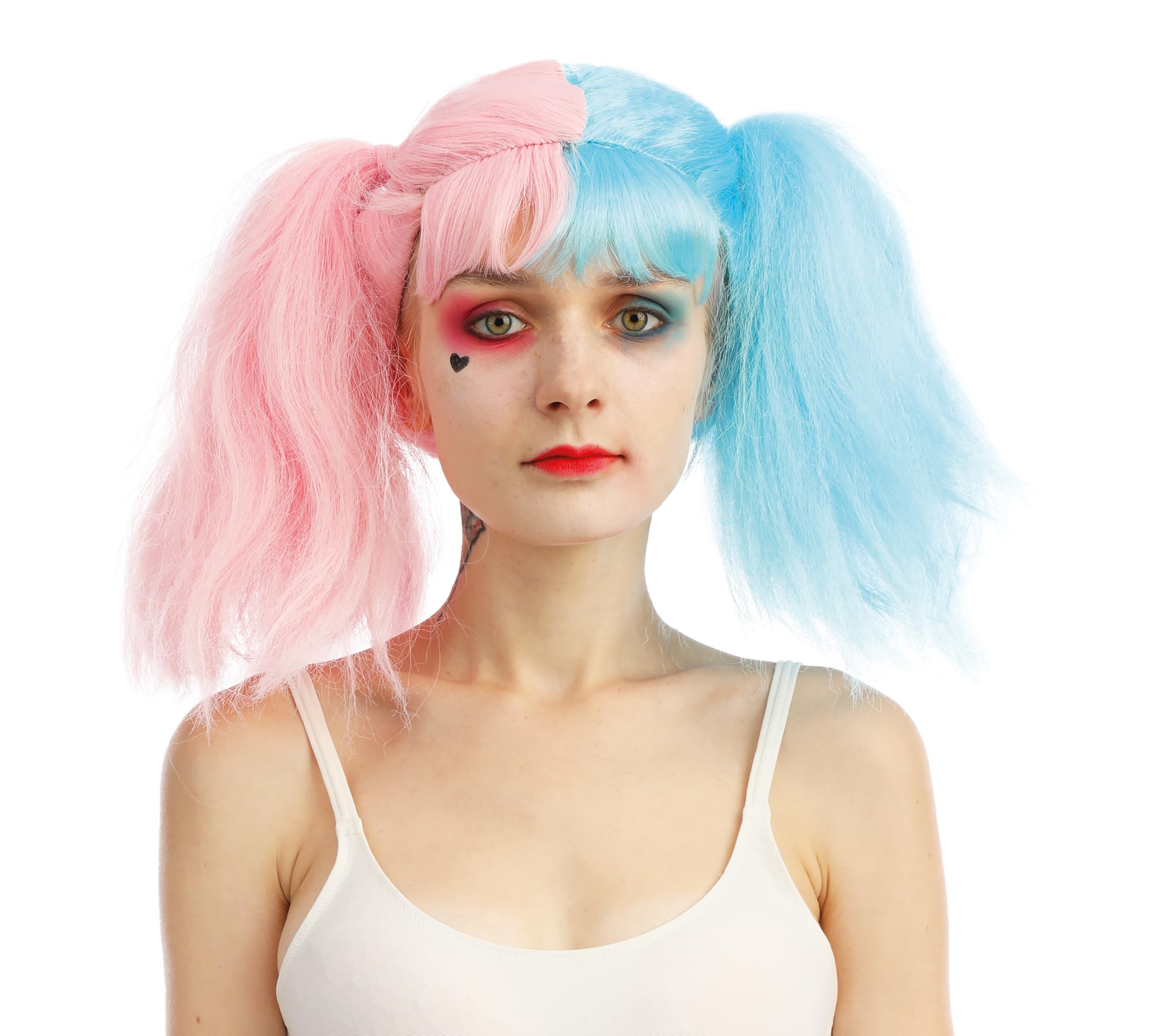 ptit-clown-harlekin-per-cke-mit-decken-in-blau-und-rosa-einheitsgr-e image 1