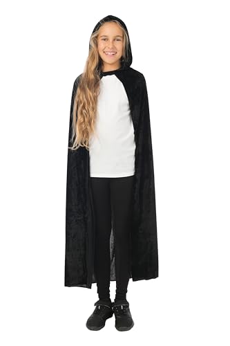 p-tit-clown-samt-cape-mit-kapuze-schwarz-100-cm-kinderkost-m image 7