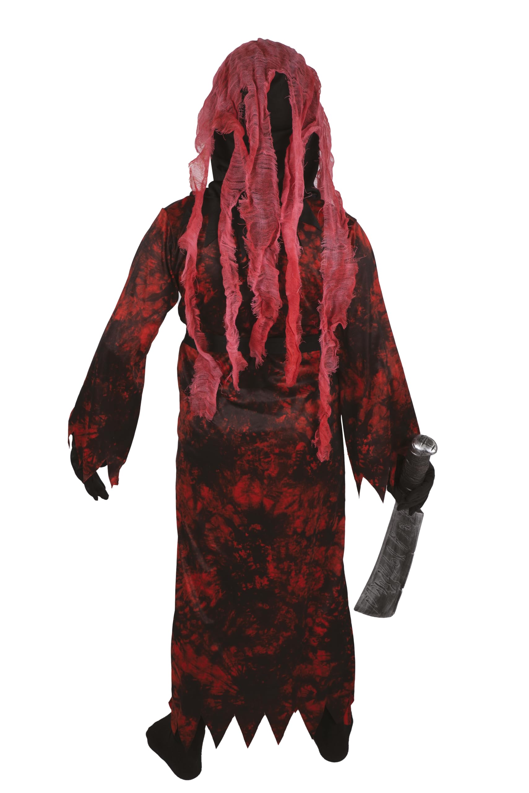 ptit-clown-teufel-kinderkost-m-10-12-jahre-halloween-cosplay-rot-schwarz image 3