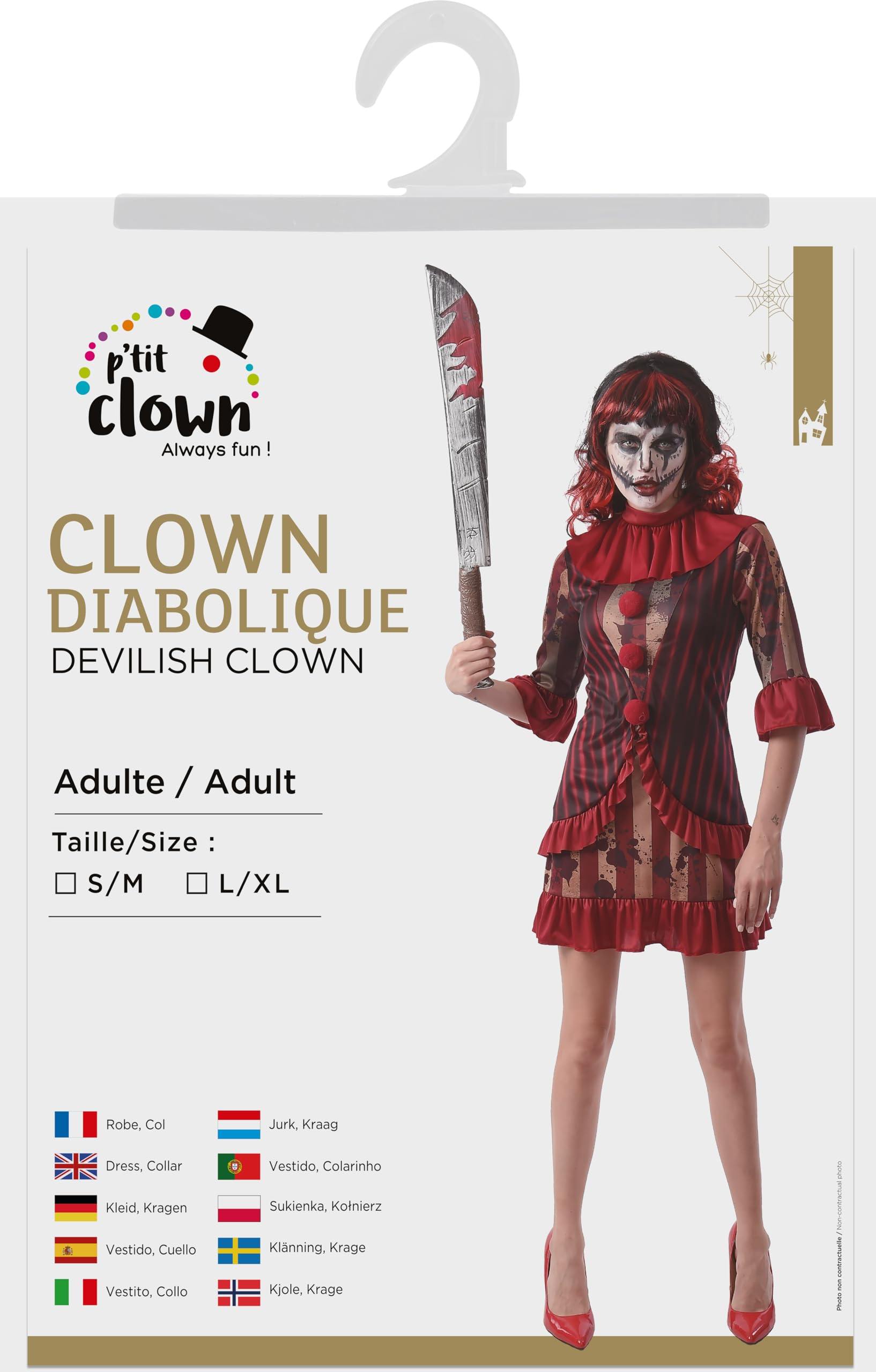 ptit-clown-teuflischer-clown-kost-m-erwachsene-halloween image 3
