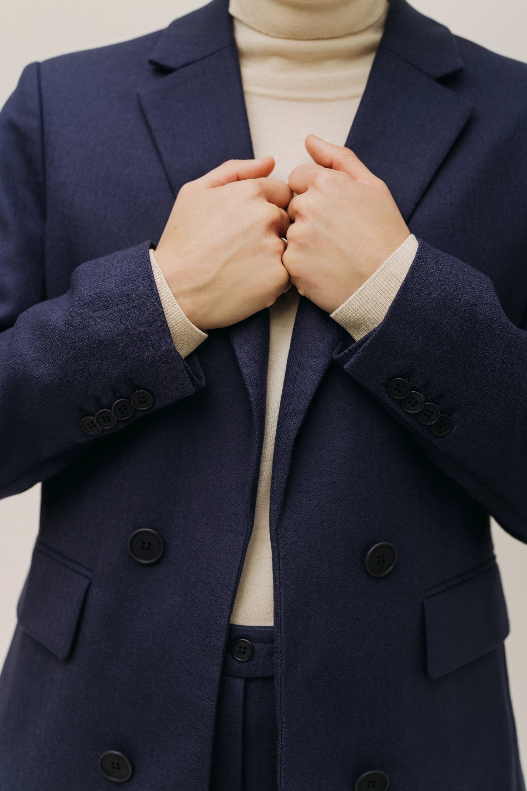 lotta-ludwigson-lotta-blazer-midnight-blue-herringbone image 5