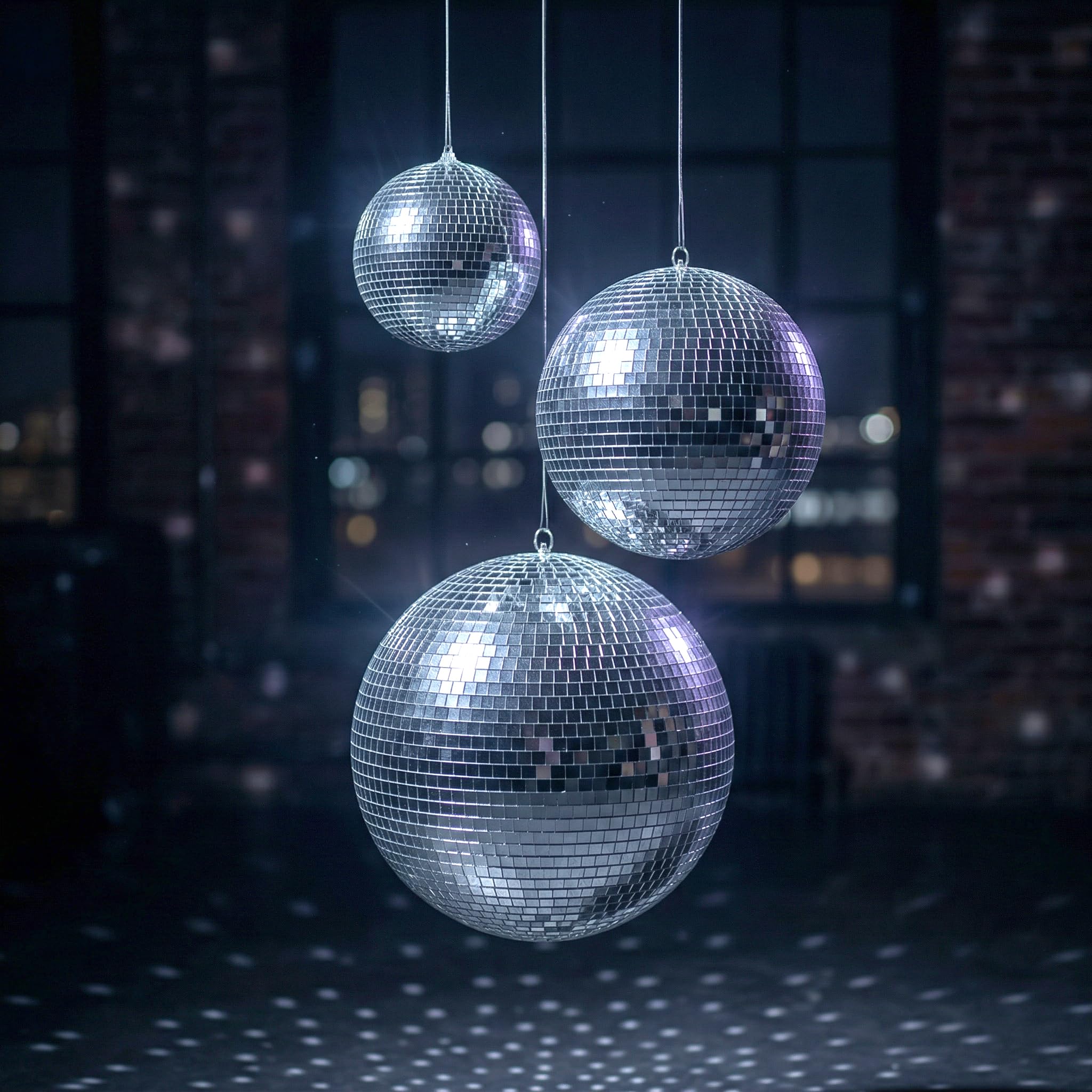 p-tit-clown-spiegelkugel-silber-30-cm-disco-deko image 3