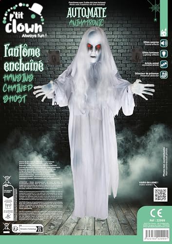 ptit-clown-animierter-halloween-geist-mit-ketten-130-cm-sound-licht image 7