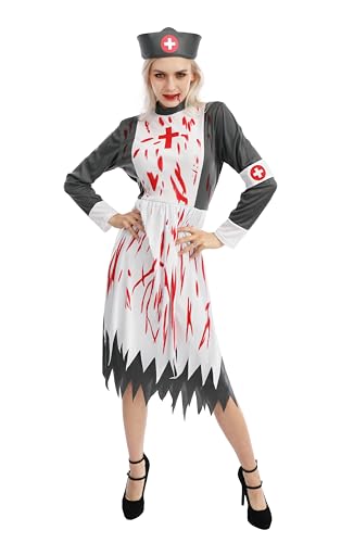 ptit-clown-blutiges-krankenschwester-kost-m-kleid-haarreif-f-r-erwachsene image 7