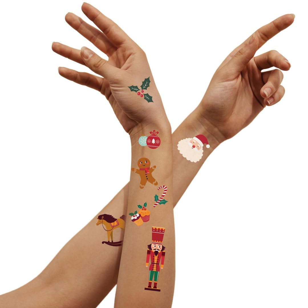 ptit-clown-24180-tempor-re-weihnachts-tattoos-christmas-motive-f-r-kinder image 2