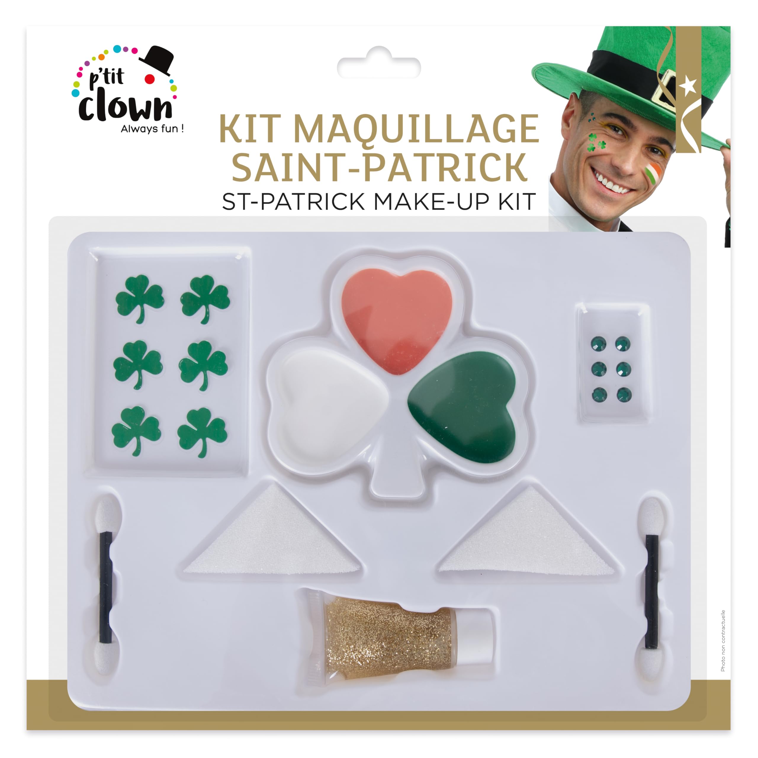 p-tit-clown-23247-st-patrick-s-day-make-up-set-komplett-gl-nzend-einfach-waschba image 1