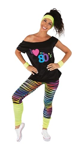 p-tit-clown-re22764-kost-m-set-i-love-80er-jahre-gelb image 7