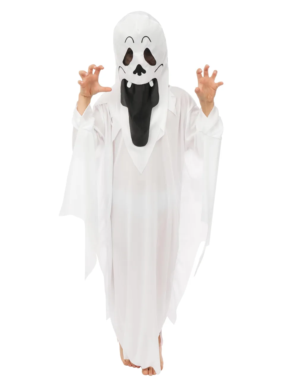 p-tit-clown-geisterkost-m-f-r-kinder-wei-halloween-kost-m-5-6-jahre image 1