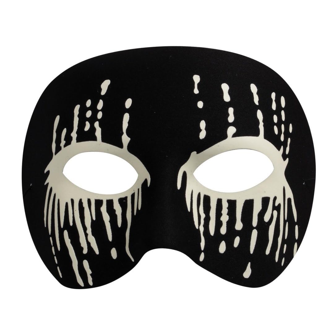 ptit-clown-23827-blutige-maske-phosphoreszierend-schwarz-wei-halloween image 1
