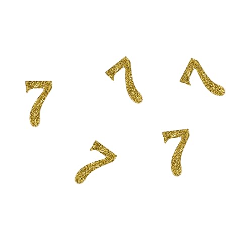 p-tit-clown-glitzer-konfetti-zahl-7-gold-50-st-ck image 4