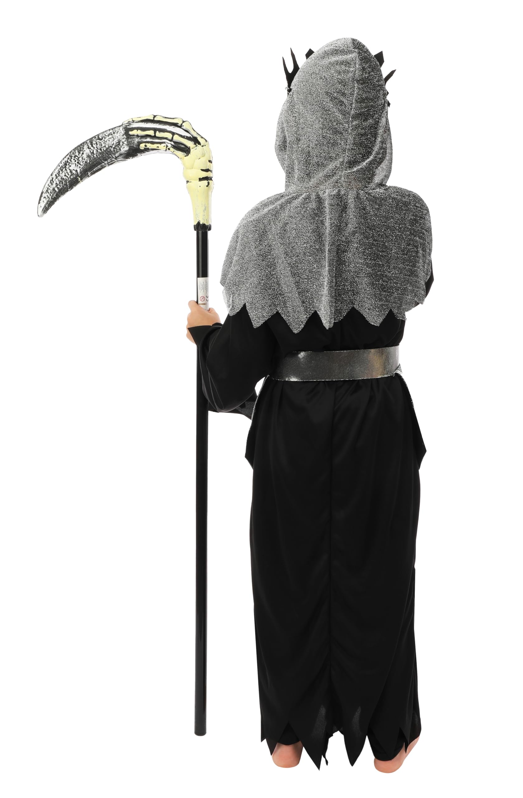 p-tit-clown-bote-des-todes-sensenmann-kost-m-f-r-kinder-schwarz-mit-totenkopfmas image 3