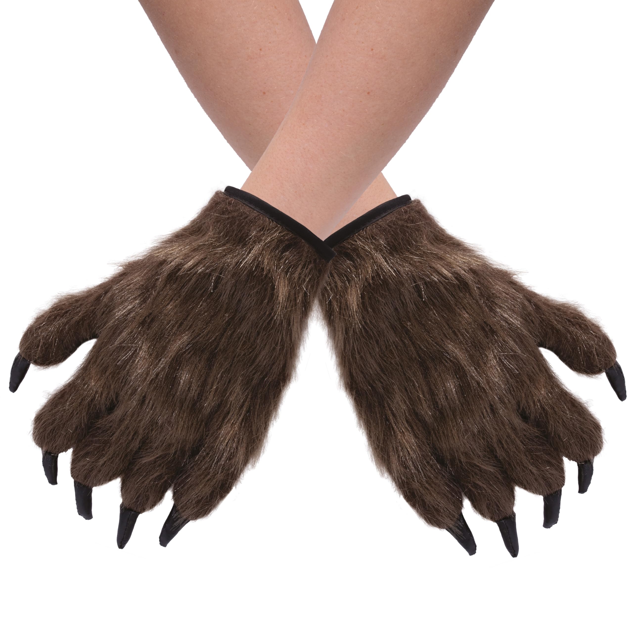 ptit-clown-23525-werwolf-handschuhe-erwachsene-braun image 1