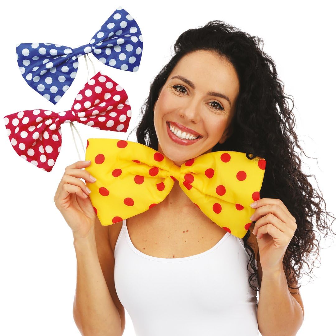 ptit-clown-60249-riesen-fliege-clown-mehrfarbig-gummiband image 2