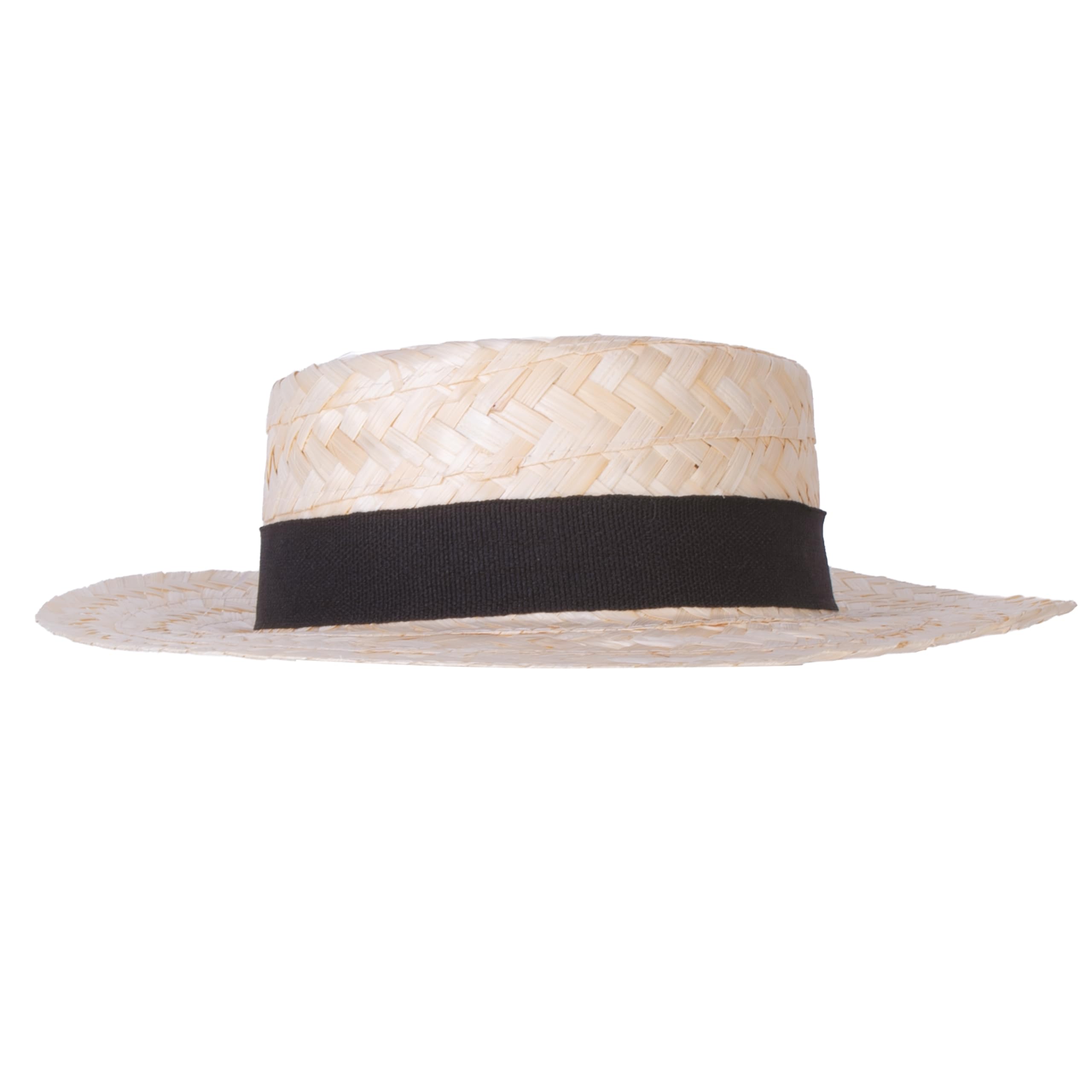 ptit-clown-27010-canotier-strohhut-erwachsene-beige image 1