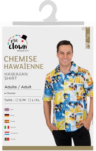 p-tit-clown-hawaii-hemd-herren-mehrfarbig-s-m-sommer-kost-mhemd image 5