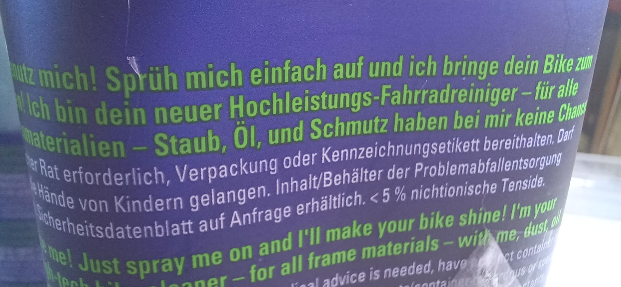 Braucht Einwirkzeit