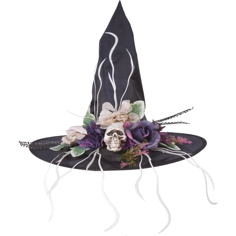 p-tit-clown-hexenhut-damen-halloween-kost-m-accessoire-schwarz image 1
