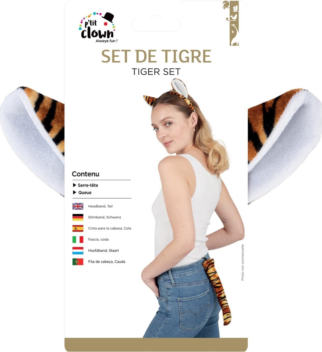 p-tit-clown-tiger-set-re14008-accessoire-mit-schwanz image 3