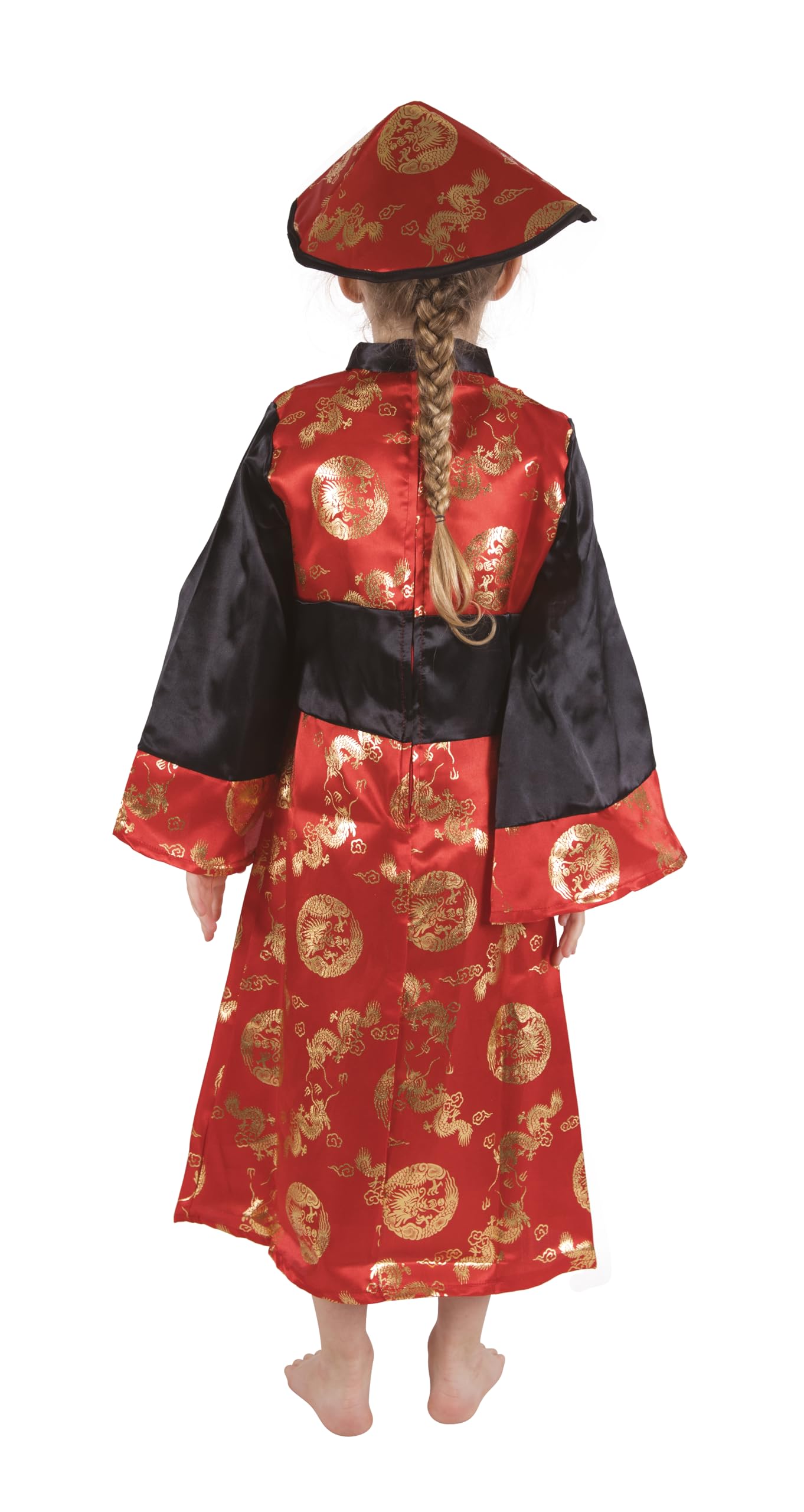 ptit-clown-chinesisches-neujahrskost-m-kinder-m-dchen-10-12-jahre-rot image 3