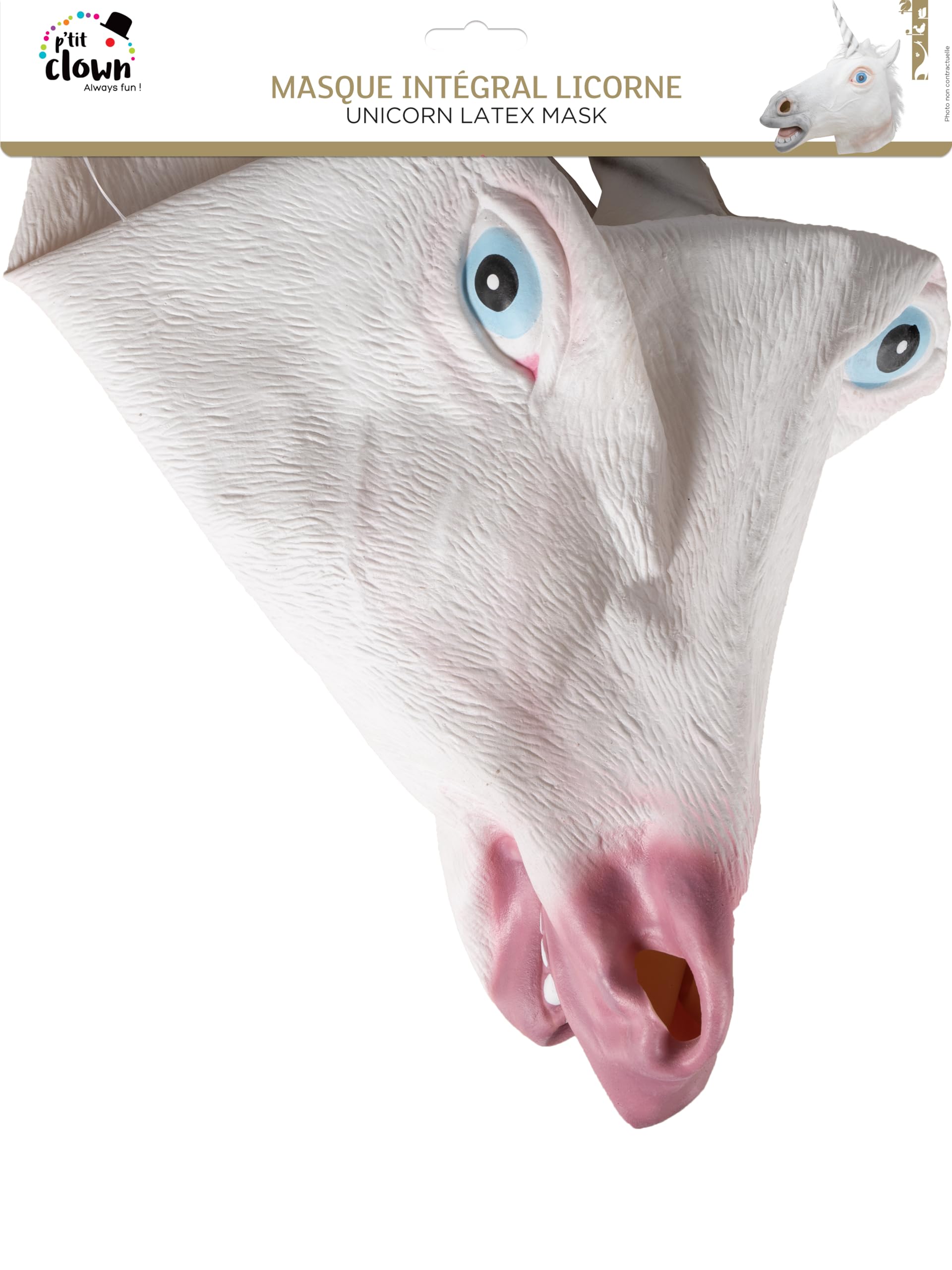 ptit-clown-einhorn-vollmaske-latex-erwachsene-unisex image 2