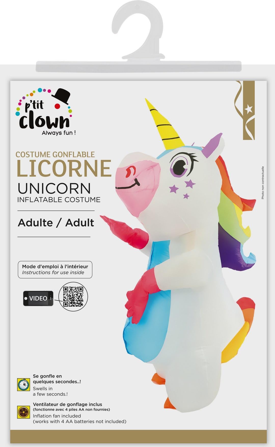 ptit-clown-23828-aufblasbares-einhorn-kost-m-f-r-erwachsene-einheitsgr-e image 7