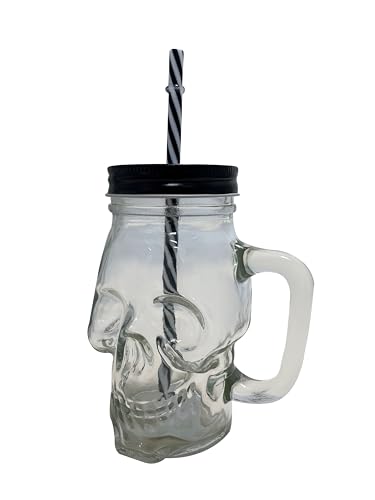 ptit-clown-21059-totenkopfglas-500-ml-mit-strohhalm image 3