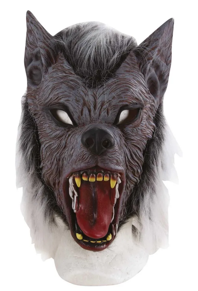 ptit-clown-10178-wolf-vollgesichtsmaske-latex-erwachsene-einheitsgr-e-unisex image 1